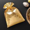 Metaalachtige zakjes 8 x 10 cm - goud metallic Gouden zakjes