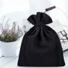 Katoenen zakjes 10 x 13 cm - zwart Zwarte zakken