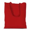 Een katoenen tas 38 x 42 cm met lange hengsels - rood Feestdagen & gelegenheden