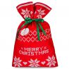 Nonwoven zakken 20 x 30 cm met opdruk - Kerstmis Kerst tassen