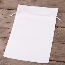 Katoenen zaks 26 x 35 cm - wit Katoenen zakken