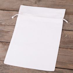Katoenen zaks 22 x 30 cm - wit Katoenen zakken