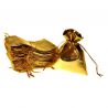 Metaalachtige zakjes 8 x 10 cm - goud metallic Baby Shower
