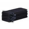 Organza zakjes 11 x 20 cm - zwart Zwarte zakken