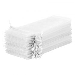 Organza zakjes 16 x 37 cm - wit Witte zakjes