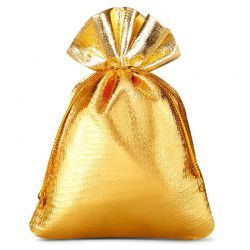 Metaalachtige zakjes 8 x 10 cm - goud metallic Metaalachtige zakjes