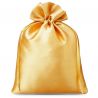 Satijnen zakjes 22 x 30 cm - goud Gouden zakjes