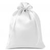 Satijnen zakjes 26 x 35 cm - wit Satijnen tassen