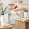 Kleine organza zakjes voor sieraden, armbanden en kleine cadeaus.