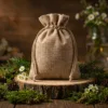 Decoratieve jute zakjes, groothandel.