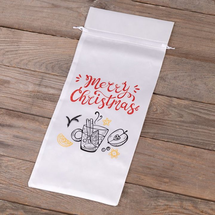 Een satijnen zakje 16 x 37 cm met opdruk - glühwein Alle producten