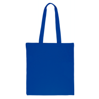 Een katoenen tas 38 x 42 cm met lange hengsels - blauw Katoenen zakjes