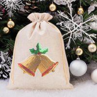 Jute zak 26 x 35 cm - Kerstmis Jute zakken