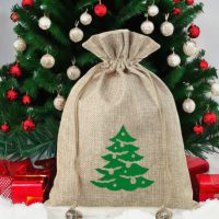 Jute zakjes 26 x 35 cm - Kerstmis - Kerstboom Gelegenheden zakjes