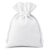 Fluwelen zakjes 13 x 18 cm - wit Fluwelen zakjes