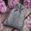 Jute zakjes 12 x 15 cm - grijs Baby Shower