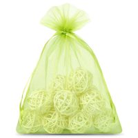 Organza zakjes 22 x 30 cm - groen Druiven bescherming