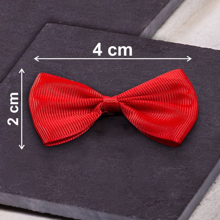 Strikken uit stof 4 x 2 cm - rood Toepassingen