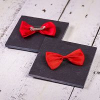 Strikken uit stof 7 x 3 cm - rood Alle producten