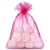 Organza zakjes 13 x 18 cm - fuchsia Zakjes fuchsia