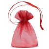 Organza zakjes 7 x 9 cm (SDB) - bordeaux Bordeaux zakken