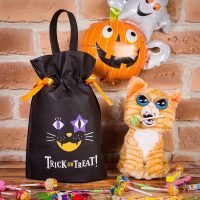 Nonwoven zakken 22 x 32 cm met opdruk - Halloween Woreczki na Halloween