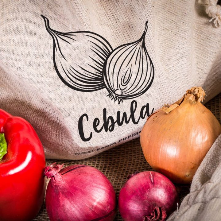 Linnen zakjes voor groenten (3 st) en katoenen zakken voor inkopen (2 st) (PL) Katoenen zakken