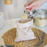 Jute zakjes 15 x 20 cm - lichte natuurlijke kleur Lifehack – slimme ideeën