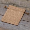 Jute zakjes 10 x 13 cm - lichtbruin Halloween