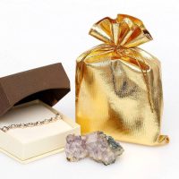 Metaalachtige zakjes 10 x 13 cm - zilver metallic Baby Shower