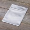 Metaalachtige zakjes 13 x 18 cm - zilver metallic Kerst tassen