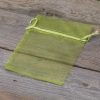 Organza zakjes 11 x 14 cm - groen Organza zakjes