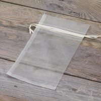 Organza zakjes 11 x 20 cm - ecru Lavendel en potpourri