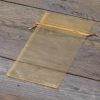 Organza zakjes 11 x 20 cm - goud Middelgrote zakjes
