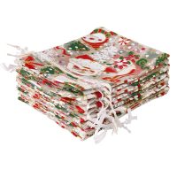 Organza zakjes 12 x 15 cm - Kerstmis / 5 Alle producten