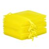 Organza zakjes 13 x 18 cm - geel Organza zakjes
