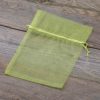 Organza zakjes 13 x 18 cm - groen Middelgrote zakjes