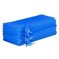 Organza zakjes 16 x 37 cm - blauw Binnenhuisdecoratie