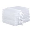 Organza zakjes 18 x 24 cm - wit Kledij en ondergoed