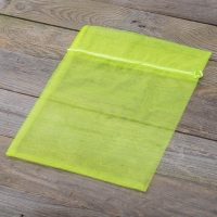 Organza zakjes 22 x 30 cm - neon groen Organza zakken