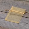 Organza zakjes 7 x 9 cm - goud Lavendel en potpourri