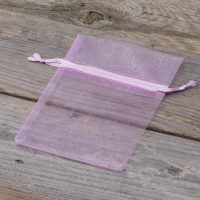 Organza zakjes 9 x 12 cm - lichtpaars Zakjes voor lavendel