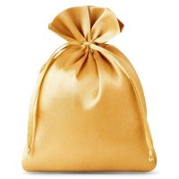 Satijnen zakjes 10 x 13 cm - goud Satijnen zakjes