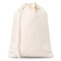 5 stuks Katoenen zakjes 20x27 cm met enkel koordje - natuurlijk, voor cadeaus 4